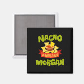 Geen gemiddelde Morgan Grappige Verjaardag Persoon Magneet (Voorkant / Achterkant)