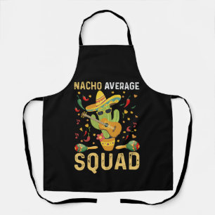 Geen gemiddelde Nacho-bende Cinco De Mayo Mexicaan Schort