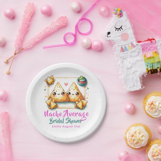 Geen gemiddelde Nacho Fiesta! Laatste feestelijke  Papieren Bordje (Feest)