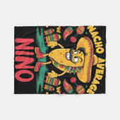 Geen gemiddelde Nacho Mexicaanse overeenkomende Ci Fleece Deken (Voorkant (Horizontaal))