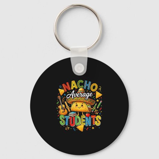 Geen gemiddelde nacho-studenten schattige taco ter sleutelhanger (Voorkant)