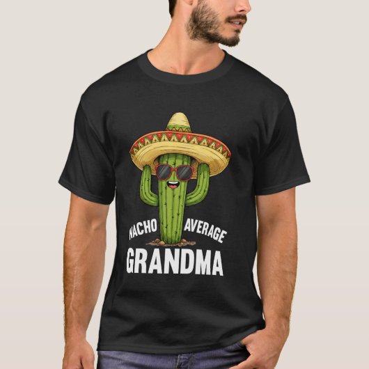 Geen gemiddelde oma Grappige uitdrukking Grappige  T-shirt (Voorkant)