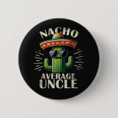 Geen gemiddelde oom Vaderdag Ronde Button 5,7 Cm (Voorkant)