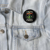 Geen gemiddelde oom Vaderdag Ronde Button 5,7 Cm (In situ)
