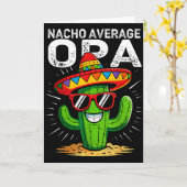 Geen gemiddelde opa grappige cinco de mayo Mexicaa Kaart (Gele Bloem)