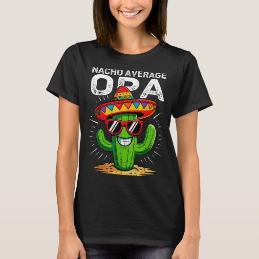 Geen gemiddelde opa grappige cinco de mayo Mexicaa T-shirt (Voorkant)