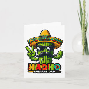Geen gemiddelde papa Cinco De Mayo Mexicaanse vade Kaart