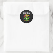 Geen gemiddelde papa grappig cinco de mayo mexicaa ronde sticker (Tas)