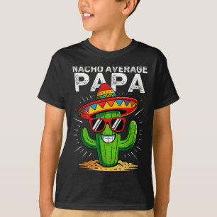 Geen gemiddelde papa grappig cinco de mayo mexicaa t-shirt