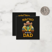 Geen gemiddelde papa grappig notitiekaartje (Voorkant / Achterkant in situ)