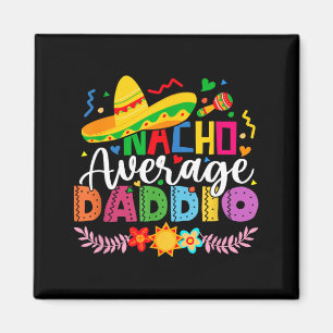 Geen gemiddelde papa Grappige Mexicaanse vintage C Magneet