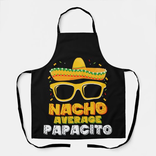 Geen gemiddelde Papacito vader familie Cinco De Ma Schort (Voorkant)