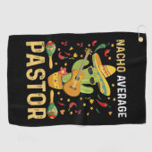 Geen gemiddelde pastor religieuze leider Cinco De Golfhanddoek (Horizontaal)