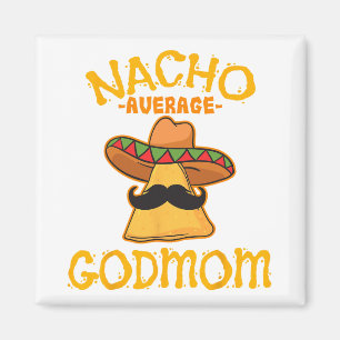 Geen gemiddelde peettante Mexicaans Cinco De Mayo Magneet