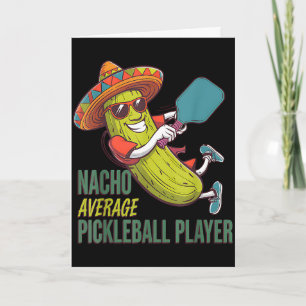 Geen gemiddelde pickleball-speler mexicaanse cactu kaart