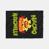 Geen gemiddelde rachelle grappige verjaardagsnaam fleece deken (Voorkant (Horizontaal))