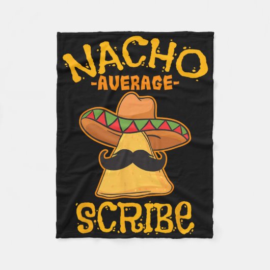Geen gemiddelde schrijver Mexicaans Cinco De Mayo- Fleece Deken (Voorkant)
