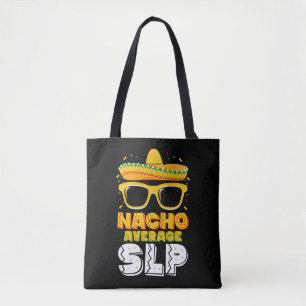 Geen gemiddelde spraak-taalpatholoog tote bag