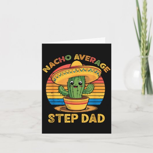 Geen gemiddelde stiefvader mexicaans cinco de mayo kaart (Voorkant)