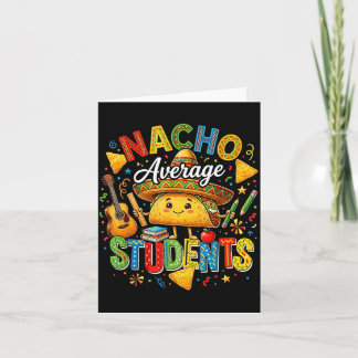 Geen gemiddelde studenten schattige taco terug naa kaart