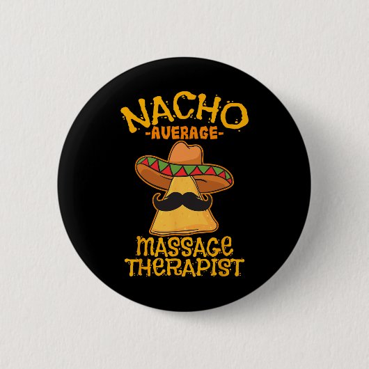 Geen gemiddelde tovenaar therapeut Maas Cinco De M Ronde Button 5,7 Cm (Voorkant)