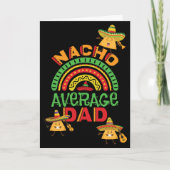 Geen gemiddelde vadergrap feestdagen kaart (Voorkant)