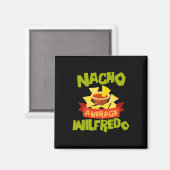 Geen gemiddelde Wilfredo Grappige Verjaardag Perso Magneet (Voorkant / Achterkant)