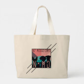 Geen gemiste dagen dubbel ontwerp grote tote bag (Achterkant)