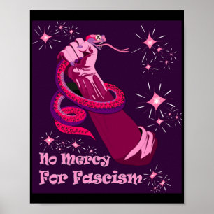 Geen genade voor het fascisme 2025 Girly Pop Editi Poster