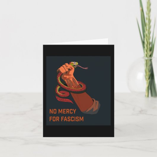 Geen genade voor het fascisme 2025 kaart (Voorkant)