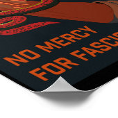 Geen genade voor het fascisme 2025 poster (Hoek)