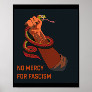 Geen genade voor het fascisme 2025 poster