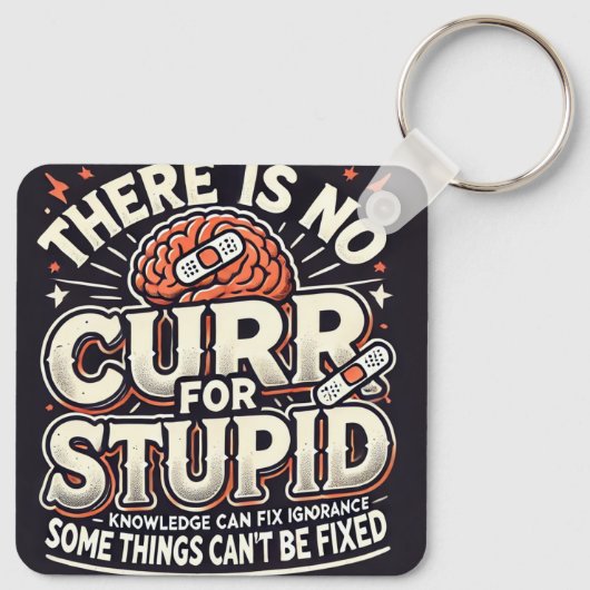 Geen genezing sleutelhanger (Achterkant)