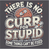 Geen genezing sticker (Voorkant)