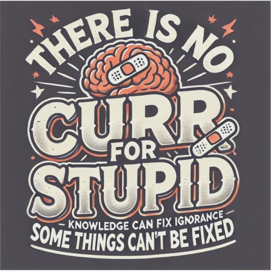 Geen genezing sticker (Voorkant)