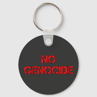 GEEN genocide | Zeg nee tegen genocide | STOP geno Sleutelhanger