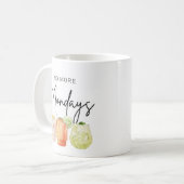 Geen gepersonaliseerde pensionering meer op maanda koffiemok (Voorkant links)