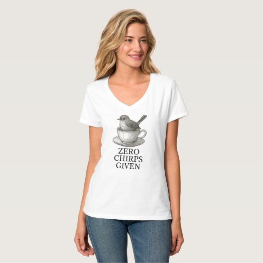 Geen Gepiep Gegeven T-shirt (Voorkant volledig)