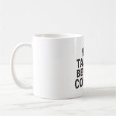 Geen gepraat voor koffie mok (Links)