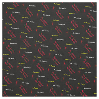 Geen gerechtigheid Geen vrede Stof