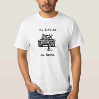 Geen gerechtigheid - geen vrede! t-shirt