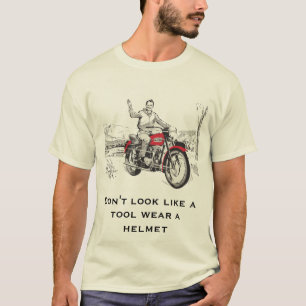 Geen gereedschap draag een helm t-shirt