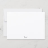 Geen geschenken alstublieft, digitale en gedrukte feestdagenkaart (Achterkant)