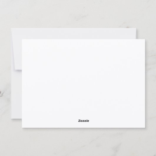 Geen geschenken alstublieft, digitale en gedrukte  feestdagenkaart (Achterkant)