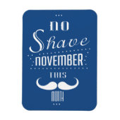 Geen gespleten November Funny Text Design Magneet (Verticaal)