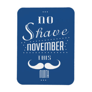 Geen gespleten November Funny Text Design Magneet