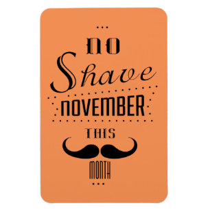 Geen gespleten November Funny Text Design Magneet