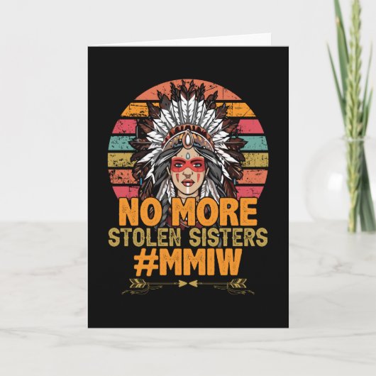 Geen gestolen sisters MMIW Kaart (Voorkant)