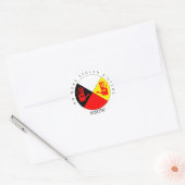 Geen Gestolen zussen Sleutelhanger Button Ronde Sticker (Envelop)