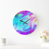 Geen getallen Abstract ontwerp van regenboogstrome Grote Klok (Huis)